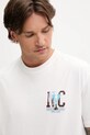 Tommy Jeans t-shirt bawełniany biały DM0DM21831