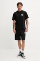 Tommy Jeans tricou din bumbac DM0DM21831 negru AW25