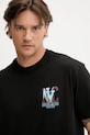 Tommy Jeans t-shirt bawełniany czarny DM0DM21831