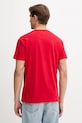 Tommy Jeans t-shirt bawełniany DM0DM21911 czerwony AW25