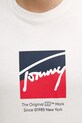 Tommy Jeans tricou din bumbac DM0DM21940 alb