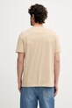 Tommy Jeans t-shirt bawełniany DM0DM21941 beżowy AW25
