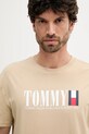 Odjeća Pamučna majica Tommy Jeans DM0DM21941 bež