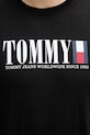 Бавовняна футболка Tommy Jeans DM0DM21941 чорний