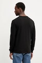 Βαμβακερή μπλούζα με μακριά μανίκια Tommy Jeans 2-pack μαύρο DM0DM22148