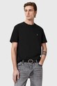 AllSaints t-shirt bawełniany DEXTER bawełna czarny M005JD