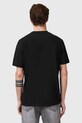 Bavlnené tričko AllSaints DEXTER čierna M005JD