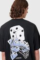 Odzież AllSaints t-shirt bawełniany DEALT M035PC czarny