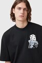 AllSaints t-shirt bawełniany DEALT czarny M035PC