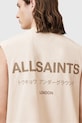 Oblečenie Bavlnený top AllSaints UNDERGROUND M038PC béžová
