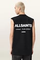 AllSaints T-shirt męski bawełniany UNDERGROUND czarny M038PC