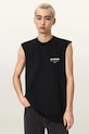 AllSaints T-shirt męski bawełniany UNDERGROUND M038PC czarny AW25