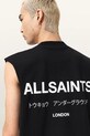 AllSaints T-shirt męski bawełniany UNDERGROUND M038PC czarny