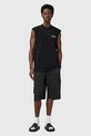 Bavlněný top AllSaints UNDERGROUND M038PC černá