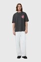 AllSaints t-shirt bawełniany DISTORTION szary M041PC