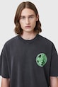 Бавовняна футболка AllSaints DISTORTION сірий M041PC