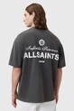 Бавовняна футболка AllSaints SOLEIL M051PC сірий AW25