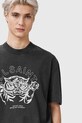 AllSaints t-shirt bawełniany BETTER M060PC szary AW25