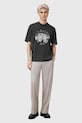 Bavlnené tričko AllSaints BETTER M060PC sivá
