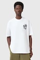 AllSaints t-shirt in cotone ORLANDO bianco M066PC