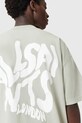 Odzież AllSaints t-shirt bawełniany ORLANDO M066PC zielony