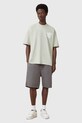 AllSaints t-shirt bawełniany ORLANDO M066PC zielony
