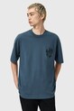 AllSaints t-shirt bawełniany ORLANDO niebieski M066PC