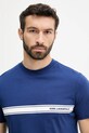 Odzież Karl Lagerfeld t-shirt bawełniany A3M46001 granatowy