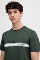 Karl Lagerfeld T-shirt męski bawełniany zielony A3M46001