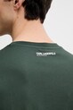 Karl Lagerfeld T-shirt męski bawełniany A3M46001 zielony