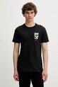 Oblečenie Bavlnené tričko PS Paul Smith M2R.010R.TP5260 čierna