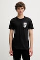Îmbrăcăminte PS Paul Smith tricou din bumbac M2R.010R.TP5260 negru