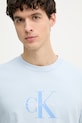 Calvin Klein Jeans tričko pánske bavlnené modrá LV04RB862G
