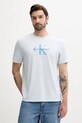 Calvin Klein Jeans tricou imprimeu albastru LV04RB862G