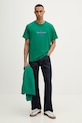 Calvin Klein Jeans тениска мъжка от памук LV04RB862G зелен SS26
