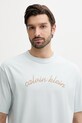 Îmbrăcăminte Calvin Klein Jeans tricou din bumbac LV04RC225G gri