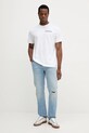 Бавовняна футболка Calvin Klein Jeans LV04RC805G білий AW25