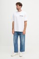 Хлопковая футболка Calvin Klein Jeans LV04RC829G белый AW25