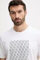 Bavlnené tričko Calvin Klein Jeans biela LV04RC841G