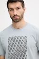 Хлопковая футболка Calvin Klein Jeans серый LV04RC841G