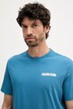 Îmbrăcăminte Calvin Klein Jeans tricou din bumbac LV04RC846G turcoaz