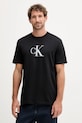 Calvin Klein Jeans t-shirt bawełniany nadruk czarny LV04RC857G