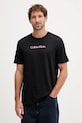 Calvin Klein Jeans t-shirt bawełniany nadruk czarny LV04RC858G