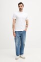 Calvin Klein Jeans pamut póló LV04RC272G fehér AW25