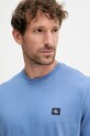 Хлопковая футболка Calvin Klein Jeans голубой LV04RC272G