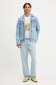 Tommy Jeans tricou din bumbac DM0DM21387 bej AW25