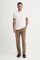 Bavlnené tričko Tommy Jeans DM0DM21868 béžová AW25