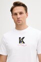 Βαμβακερό μπλουζάκι Karl Lagerfeld DISNEY λευκό 553270.755099