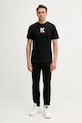 Βαμβακερό μπλουζάκι Karl Lagerfeld DISNEY 553270.755099 μαύρο AW25