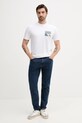 Хлопковая футболка BOSS Orange 50546920 белый AW25